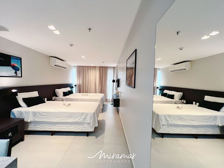 Flat para até 3 Pessoas em Tambaú (MH)