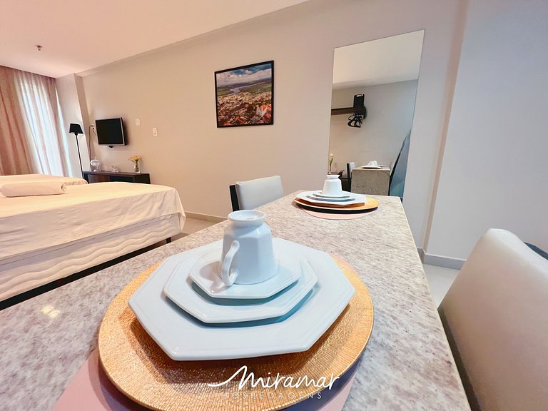 Flat para até 3 Pessoas em Tambaú (MH)