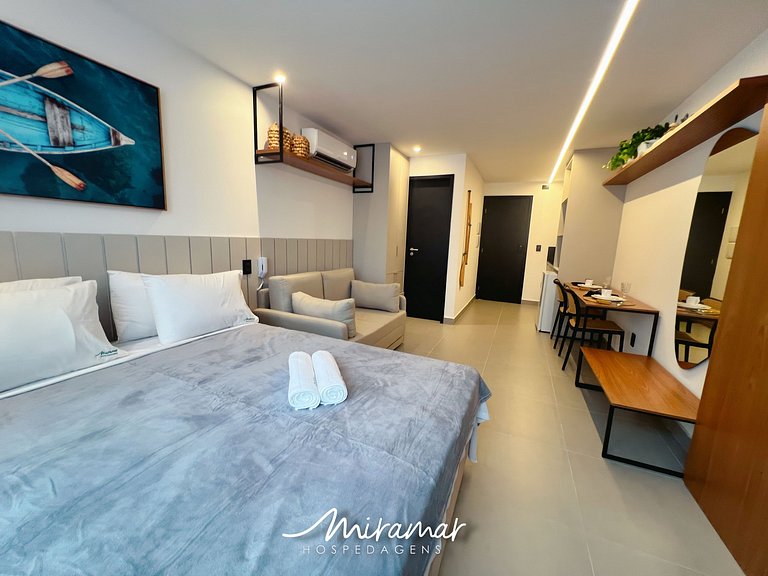 Flat p/4 pessoas super confortável -Cabedelo - MH