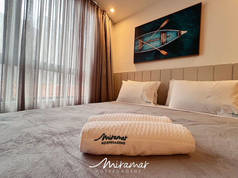 Flat p/4 pessoas super confortável -Cabedelo - MH