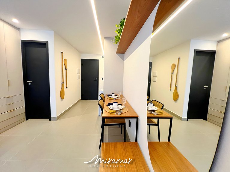 Flat p/4 pessoas super confortável -Cabedelo - MH