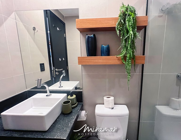 Flat p/4 pessoas super confortável -Cabedelo - MH