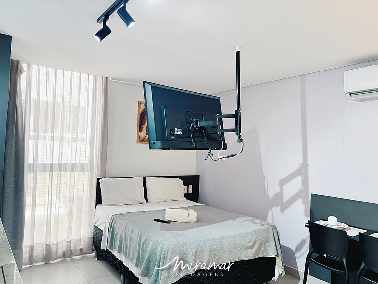 Flat p/Casal no Ozean no Jardim Oceania-MH