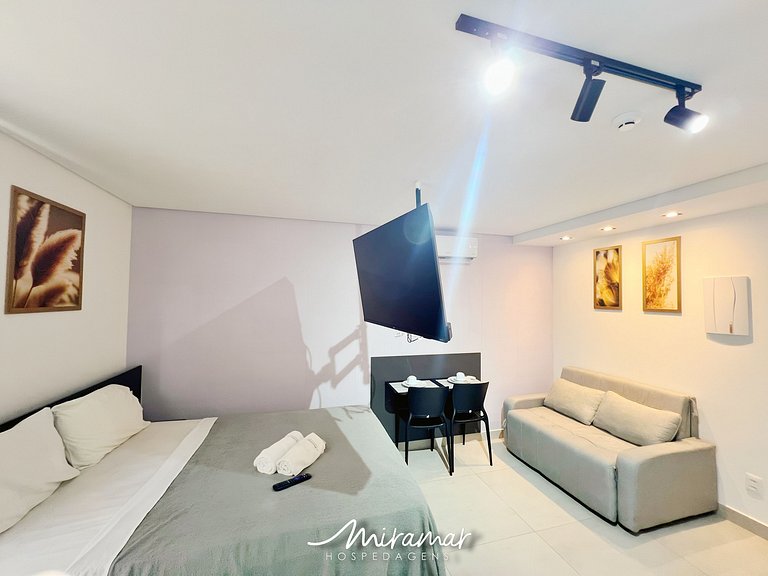 Flat p/Casal no Ozean no Jardim Oceania-MH