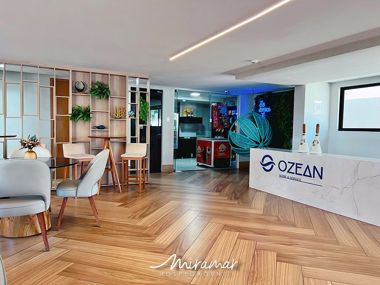 Flat p/Casal no Ozean no Jardim Oceania-MH