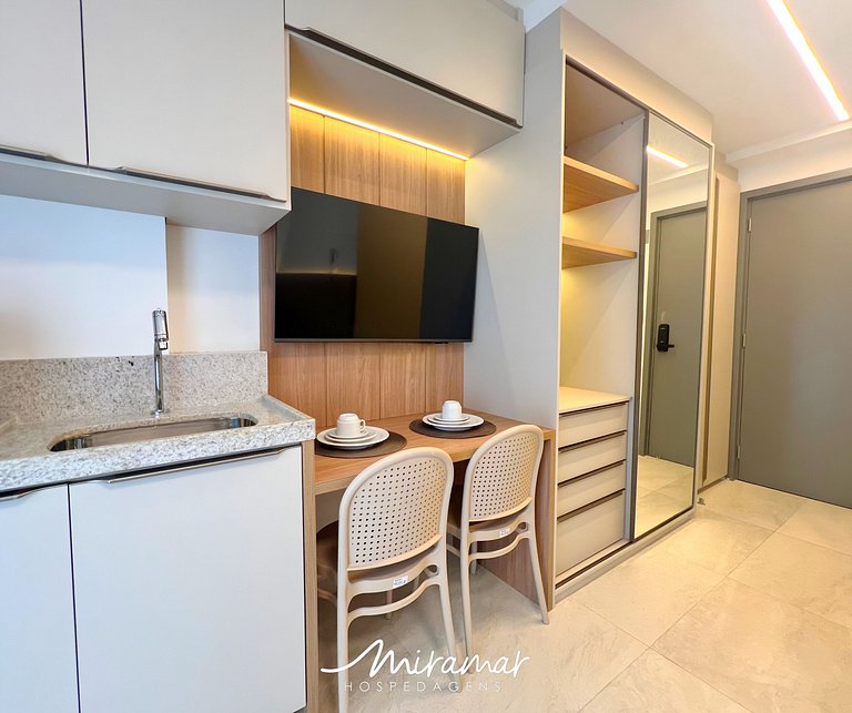 Flat p/ 2 pessoas no Jardim Oceania