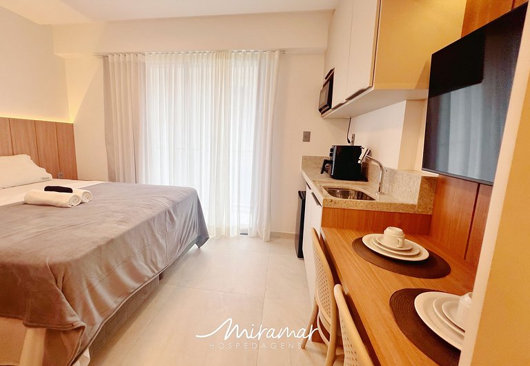 Flat p/ 2 pessoas no Jardim Oceania