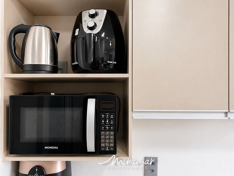 Flat p/ 2 pessoas com varanda Garden Haus - MH