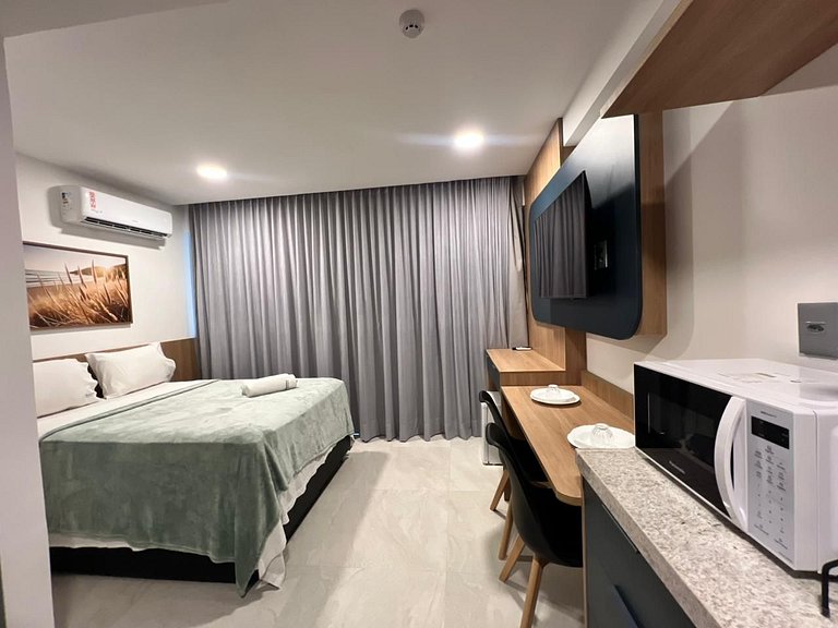 Flat moderno no Jardim Oceania (MH)