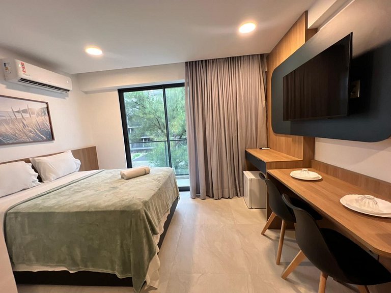 Flat moderno no Jardim Oceania (MH)