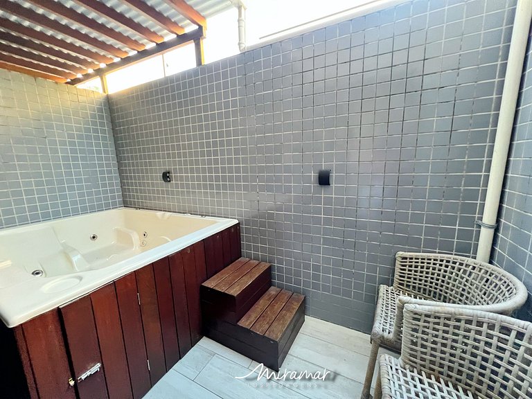 Flat no Get One c/ Terraço (MH)