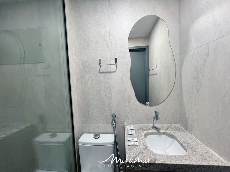 Flat moderno no Jardim Oceania (MH)
