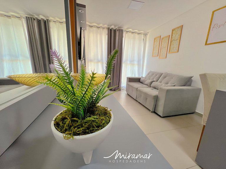 Apart C/ Varanda p 5 em Cabo Branco- MH