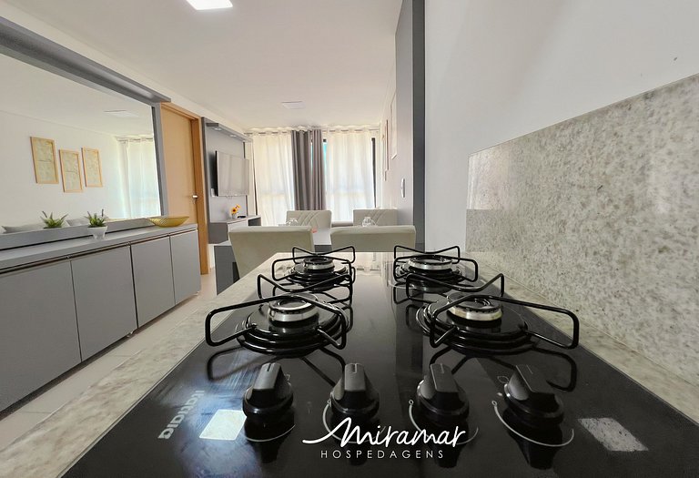 Apart C/ Varanda p 5 em Cabo Branco- MH