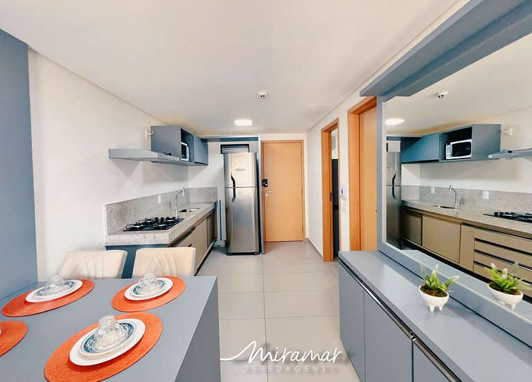 Apart C/ Varanda p 5 em Cabo Branco- MH