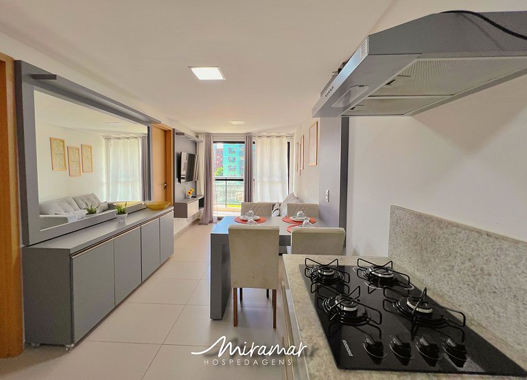 Apart C/ Varanda p 5 em Cabo Branco- MH