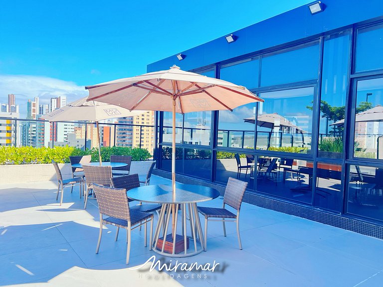 Flat p/ 3 pessoas no Move-Tambaú- (MH)