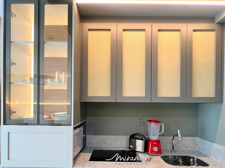 Flat moderno localizado no Jardim Oceania - MH