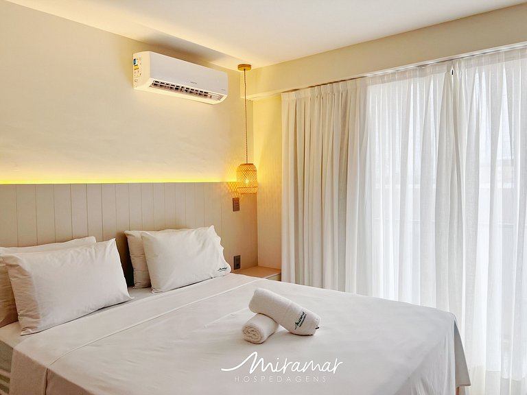 Flat moderno localizado no Jardim Oceania - MH
