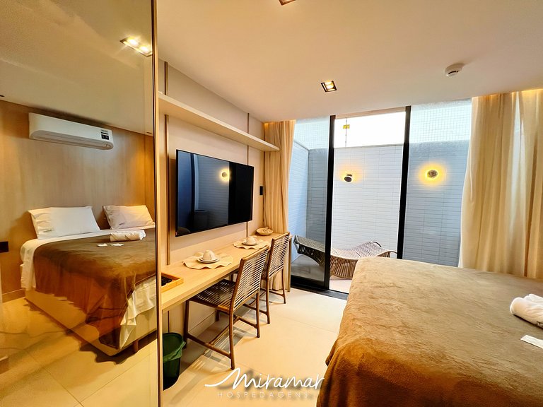 Flat c/Terraço no Alta Marine - MH