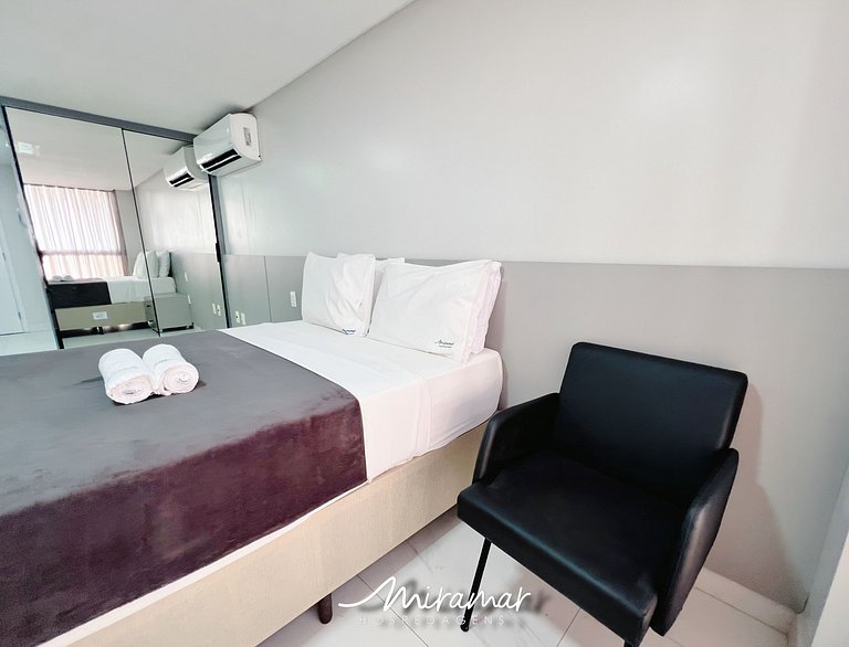 Flat no Cabo Branco P/ Casal Unity-Miramar - MH