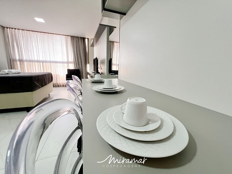 Flat no Cabo Branco P/ Casal Unity-Miramar - MH