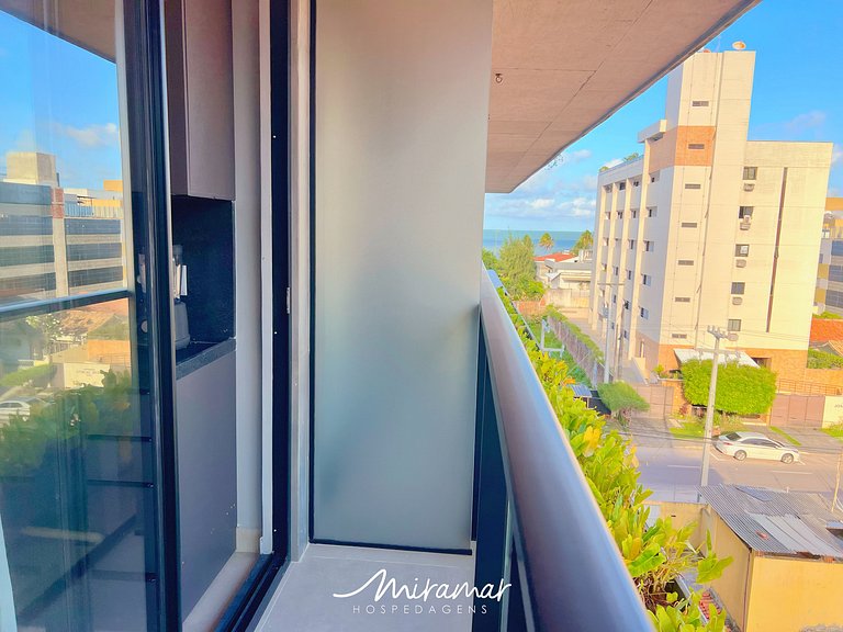 Flat com Varanda em Tambaú p/ 4 pessoas - MH