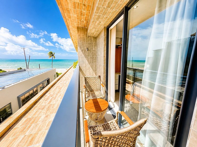 Flat moderno com varanda no Jardim Oceania - (MH)