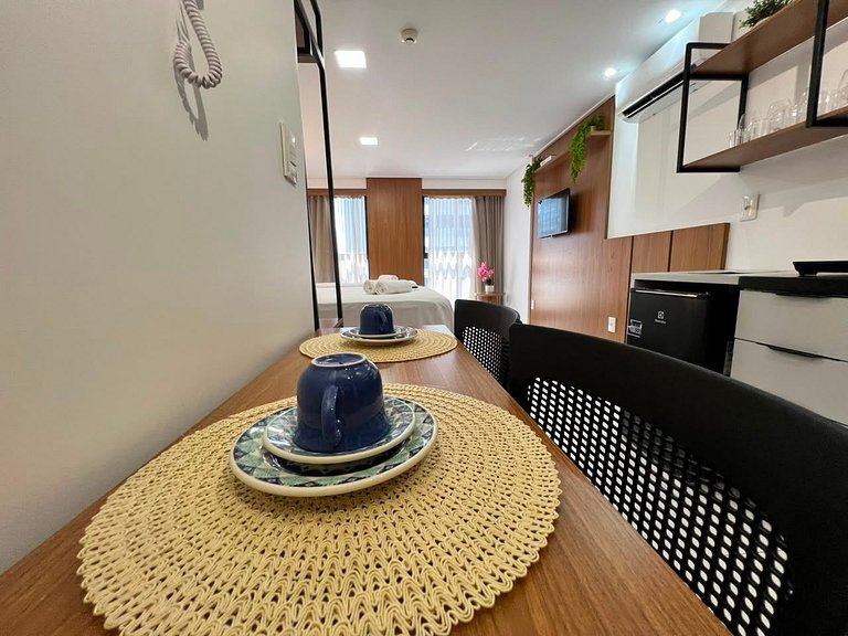 Flat p/ família de 3 em Tambaú (MH)