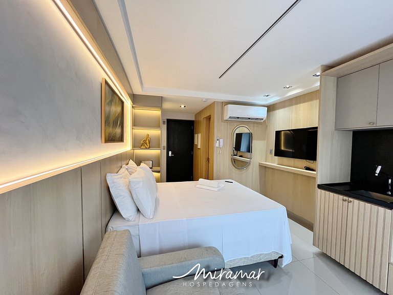 Flat com Varanda no Bessa - MH