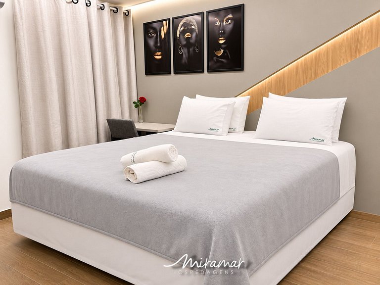 Studio p/ 3 pessoas em Tambaú (MH)
