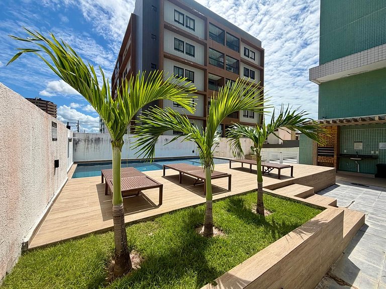 Flat aconchegante em Ponta de Campina