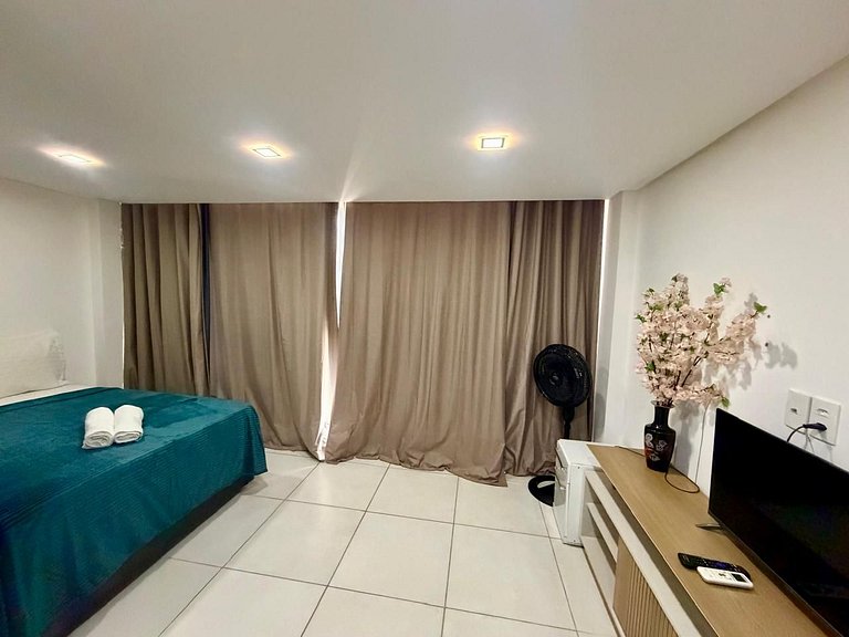 Flat aconchegante em Ponta de Campina