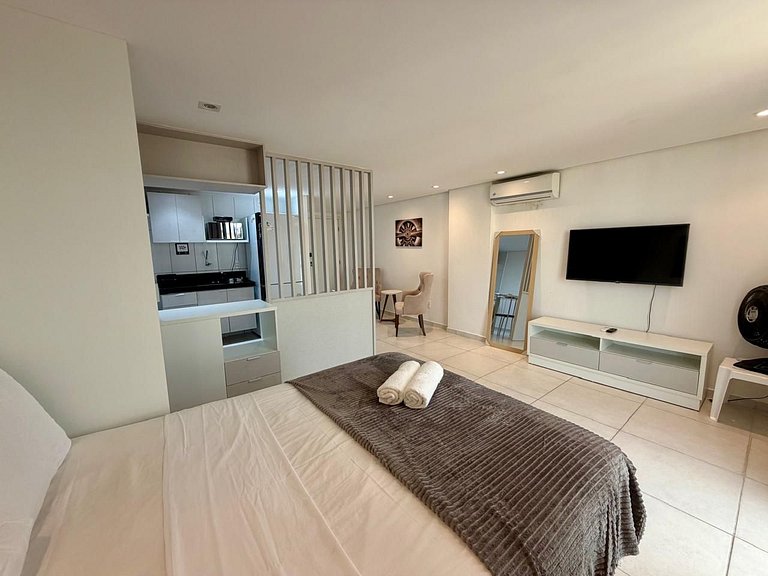 Flat confortável em Ponta de Campina