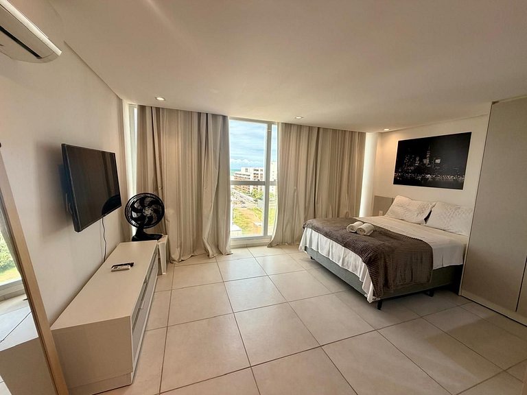 Flat confortável em Ponta de Campina
