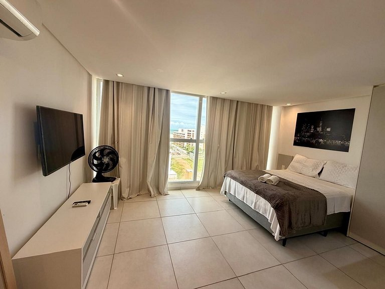Flat confortável em Ponta de Campina