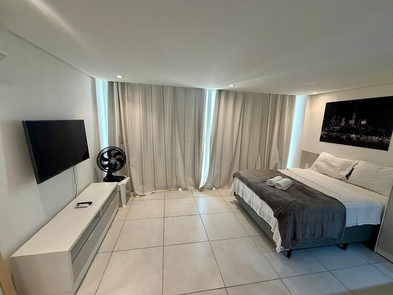 Flat confortável em Ponta de Campina