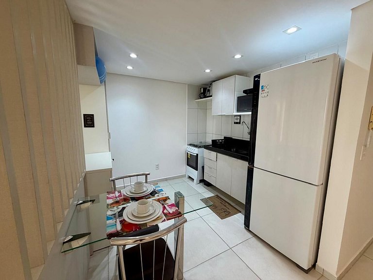 Flat confortável em Ponta de Campina