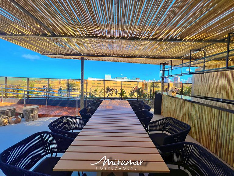 Flat Novo e Moderno no Jardim Oceania - MH