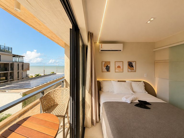 Flat Novo com varanda no Jardim Oceania - (MH)