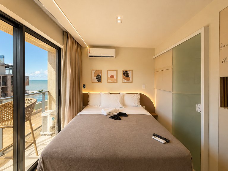 Flat Novo com varanda no Jardim Oceania - (MH)