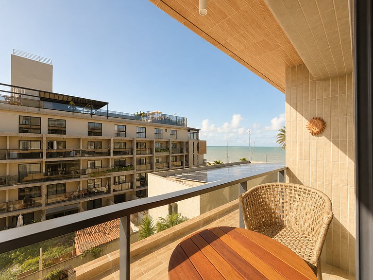Flat Novo com varanda no Jardim Oceania - (MH)