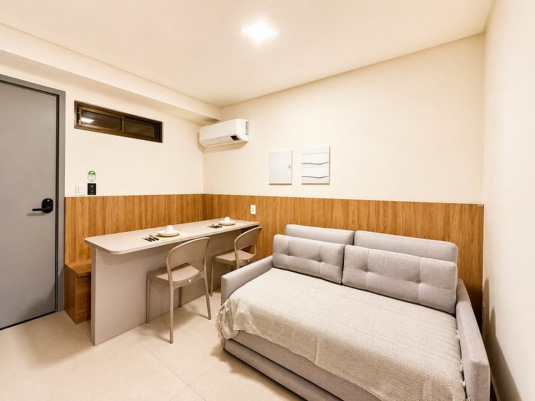 Flat Novo e Moderno no Jardim Oceania - MH