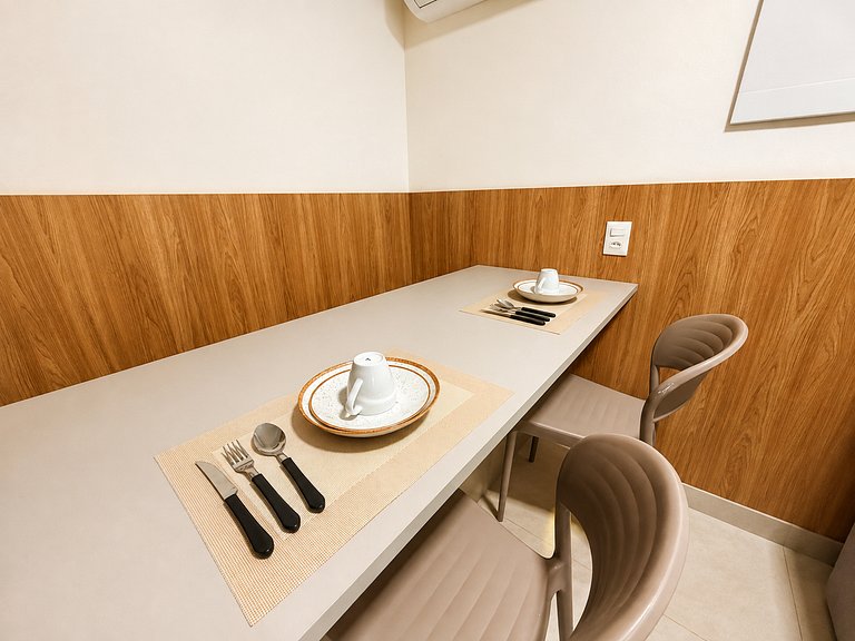 Flat Novo e Moderno no Jardim Oceania - MH