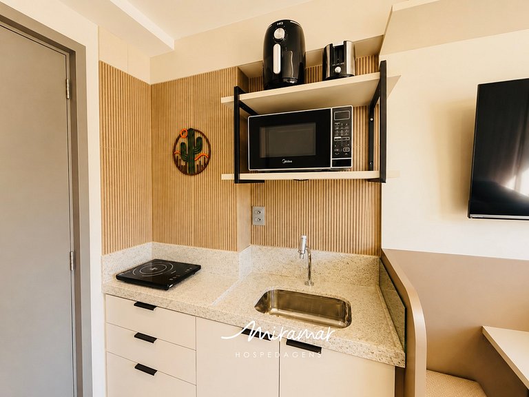 Flat Novo com varanda no Jardim Oceania - (MH)