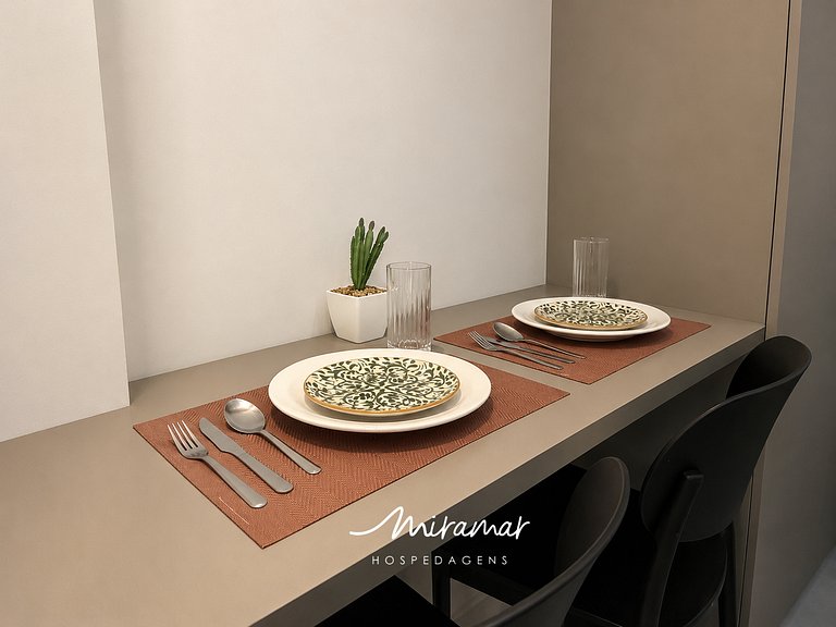 Flat Moderno Jardim Oceania - MH