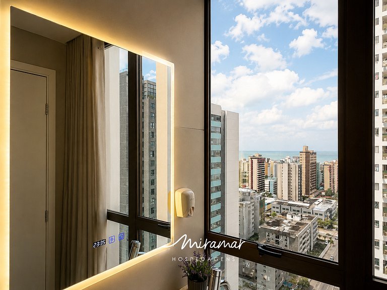 Flat p/2 c/ Vista Mar Andar Alto em Tambaú-MH