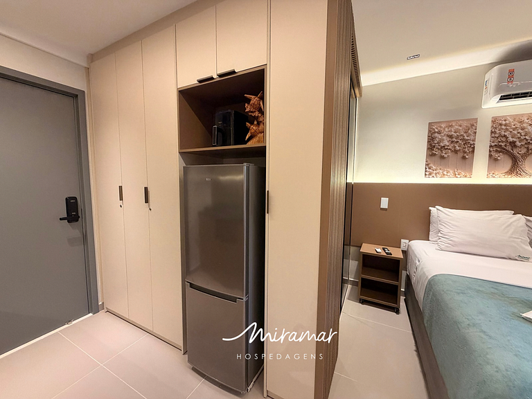 Flat com terraço privativo para 4/pessoa - MH