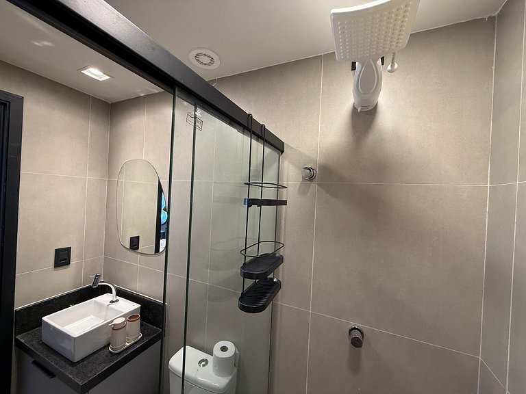 Flat para 4 pessoas em Ponta de Campina - MH