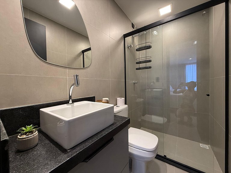 Flat para 4 pessoas em Ponta de Campina - MH